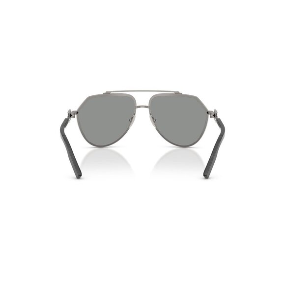 New Dolce & Gabbana Grey Aviator DG2315 04/1 Sunglasses Women - Picture 5 of 6